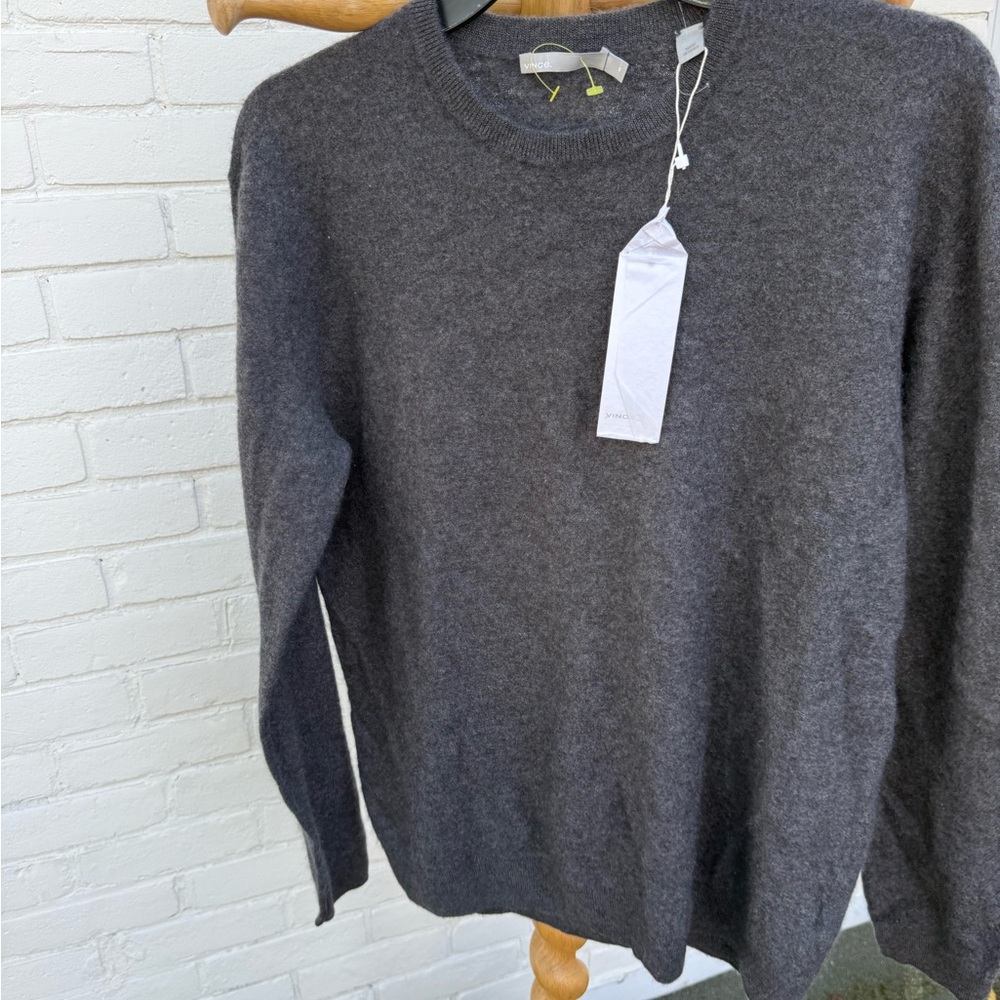 VINCE Grey Cashmere Sweater